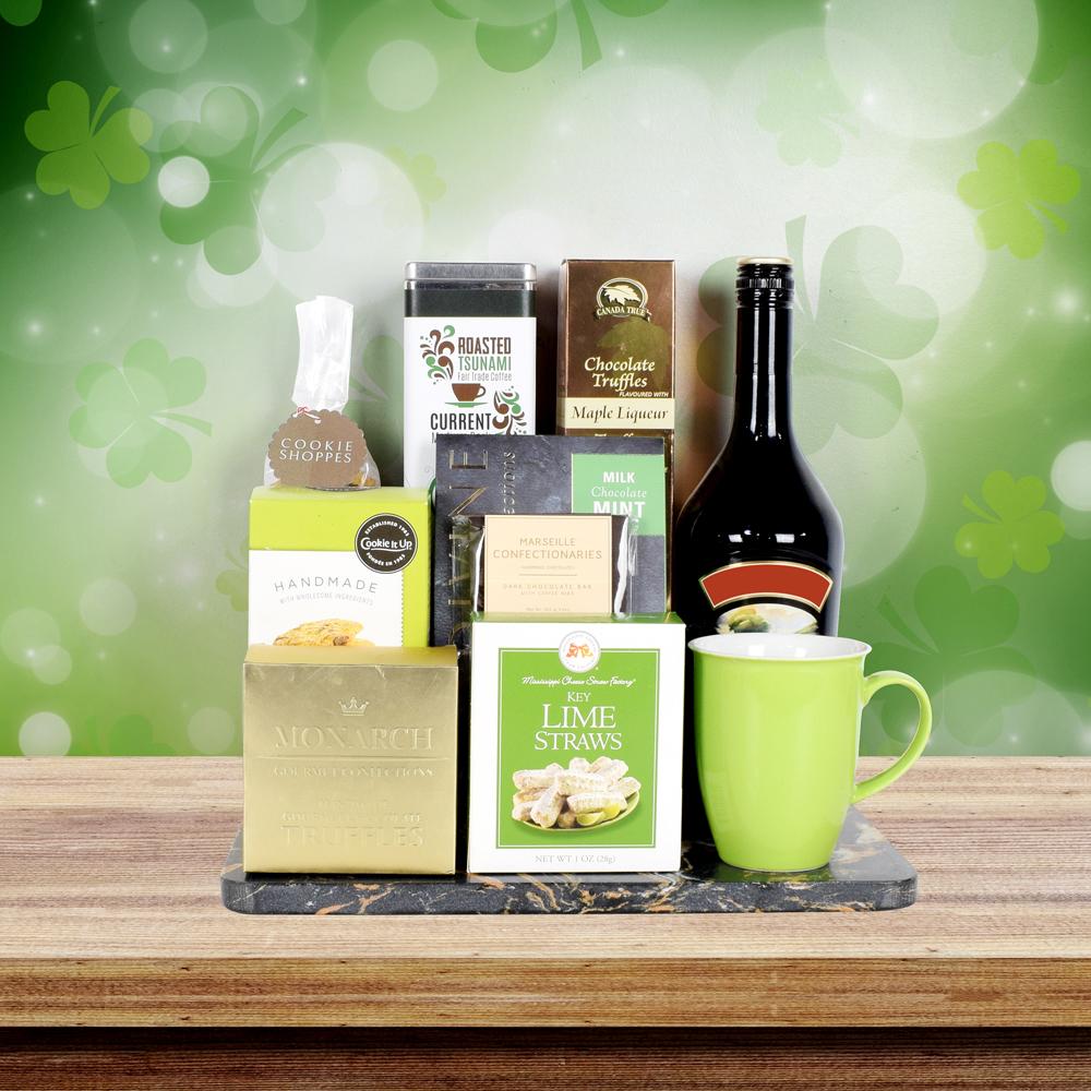 St. Patrick’s Deluxe Irish Coffee Gift Basket
