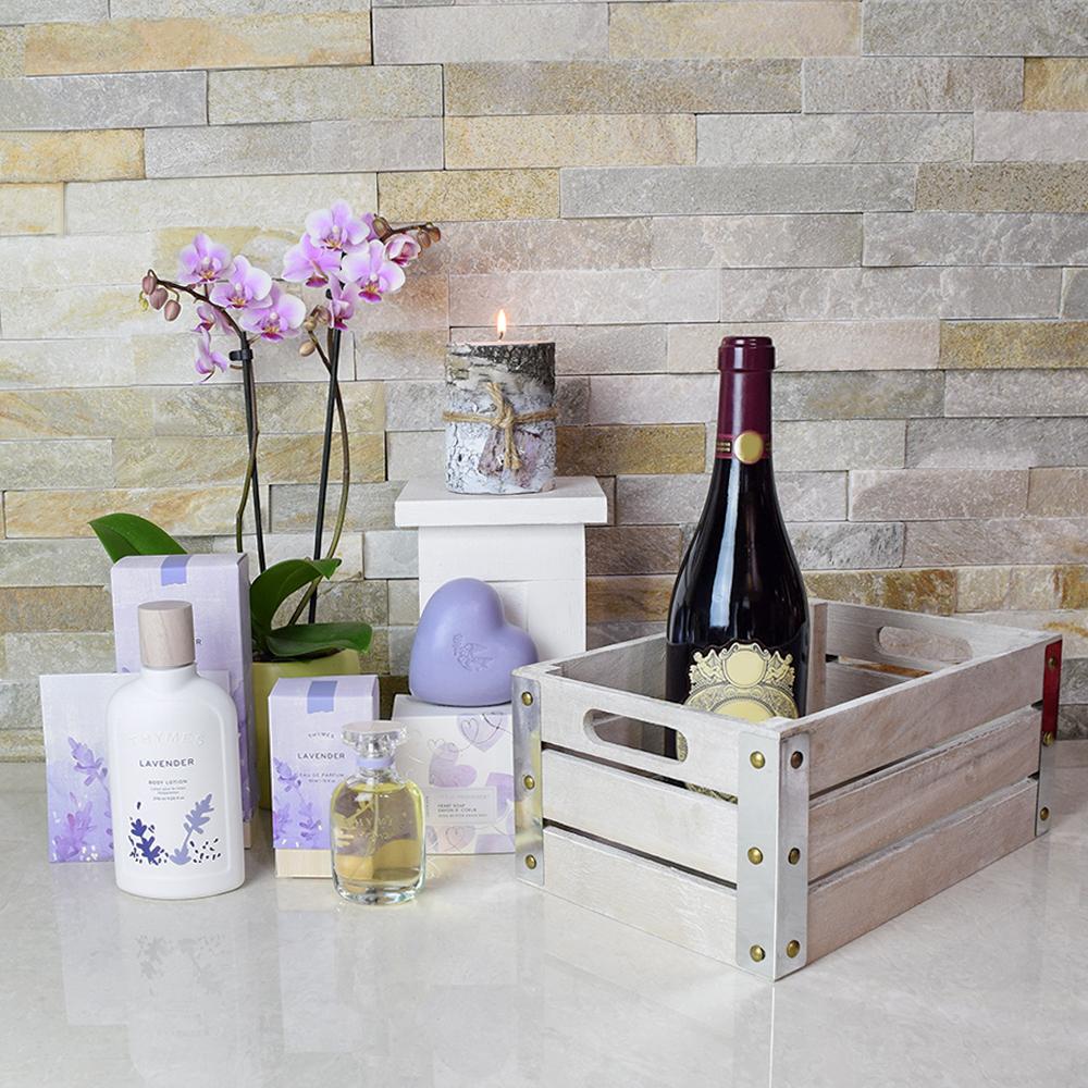 Mom’s Wine & Spa Gift Basket