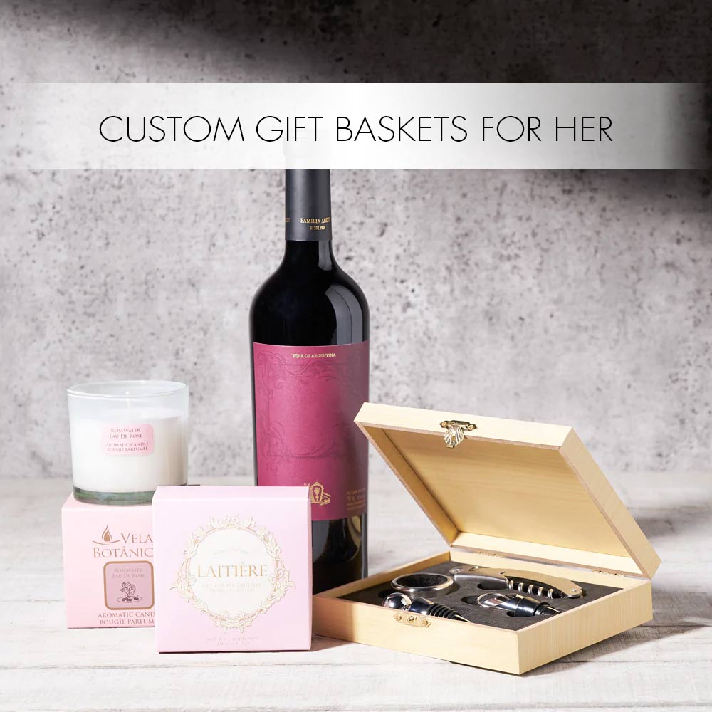 Custom Gift Baskets for Her HAZELTON'S USA