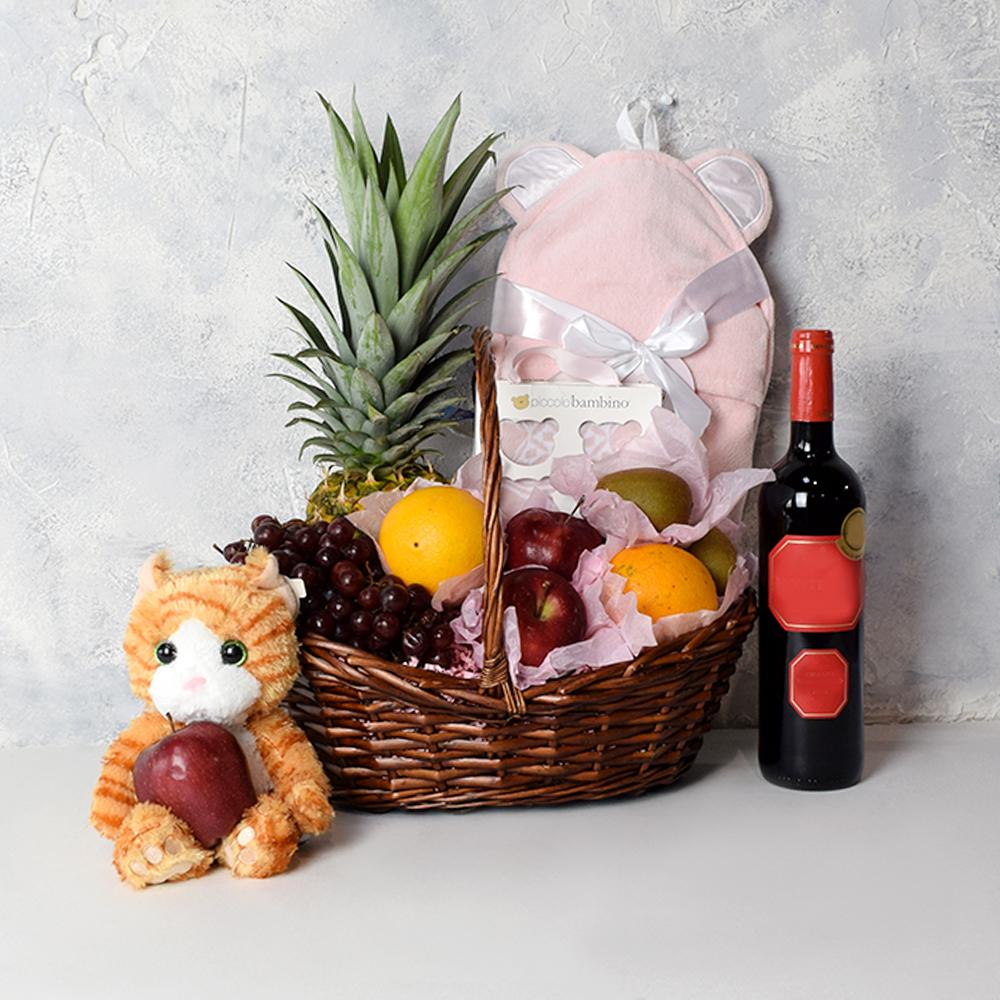 Fierce Princess Gift Basket with Wine