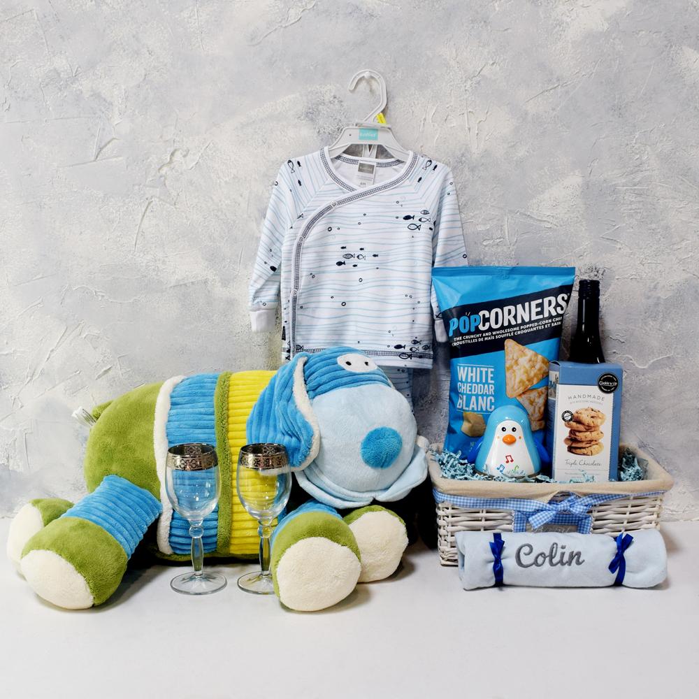 SMART GIFT BASKET FOR THE BABY & PARENTS