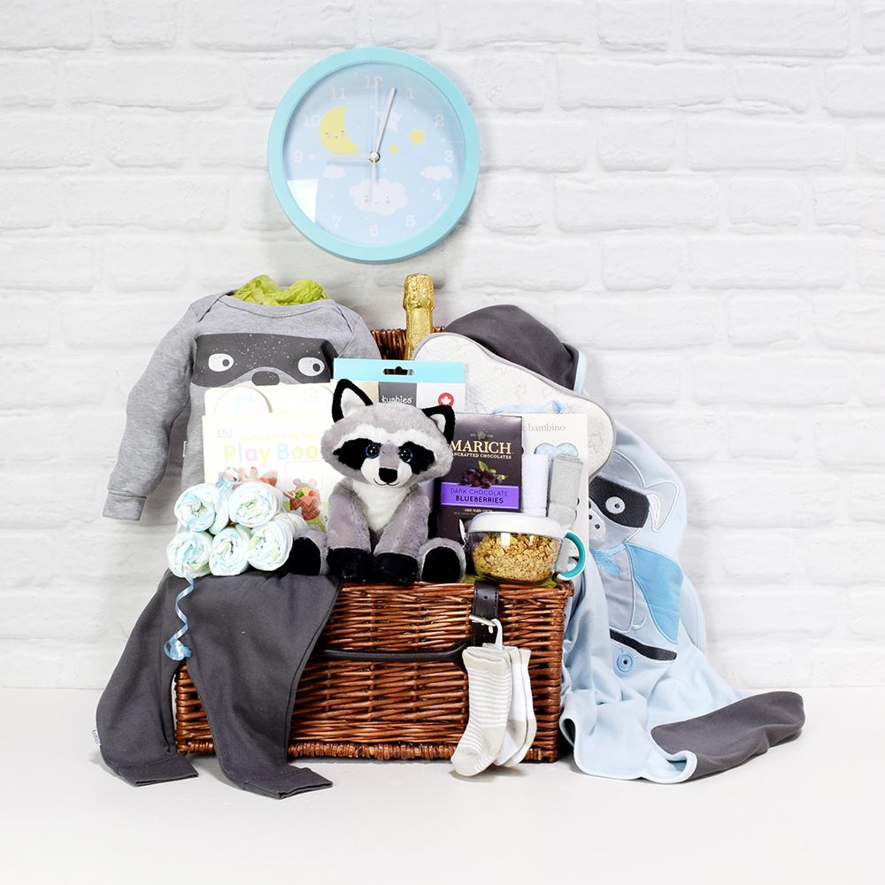 BABY BOY’S FURRY FRIENDS GIFT SET