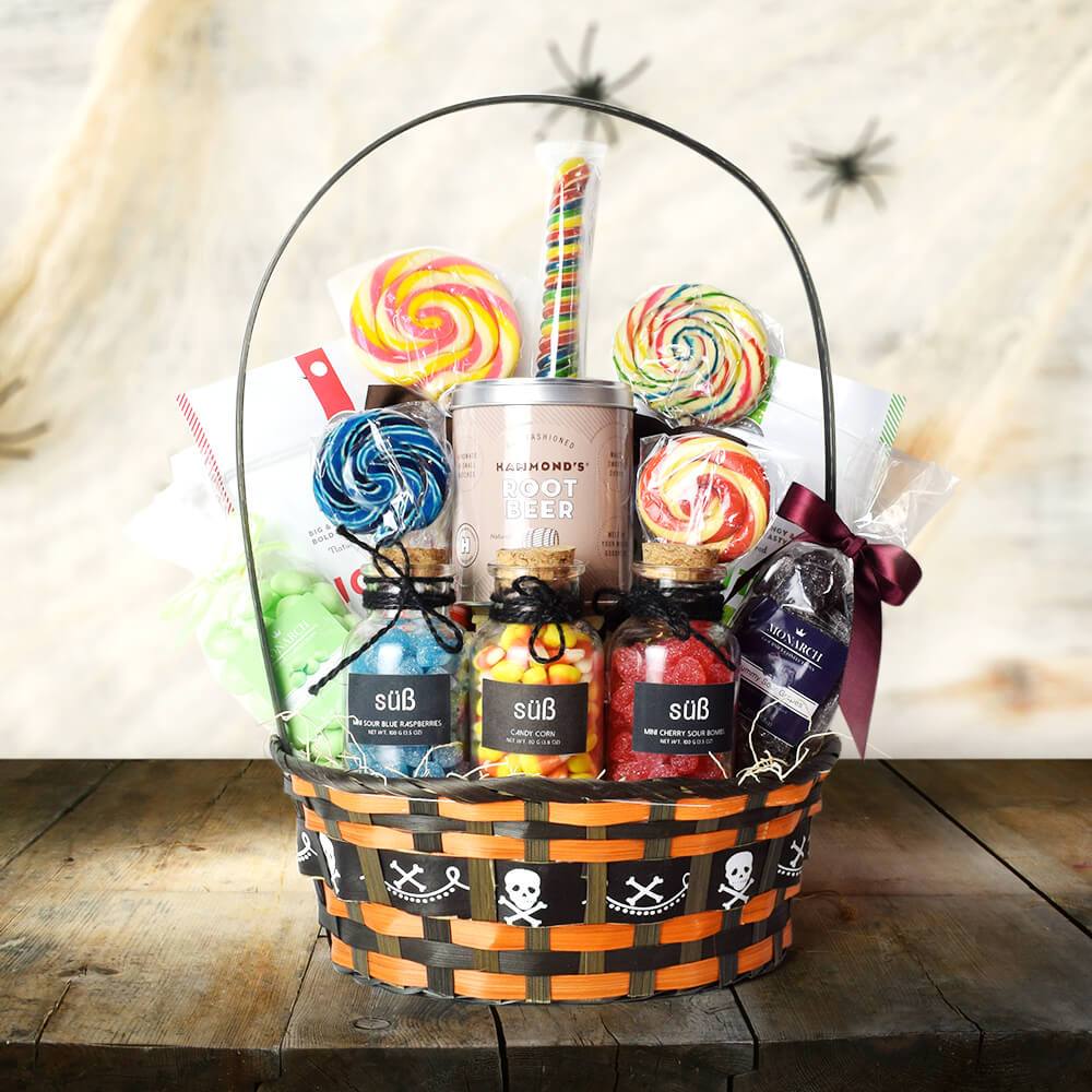 Ghoulish Gourmet Halloween Basket