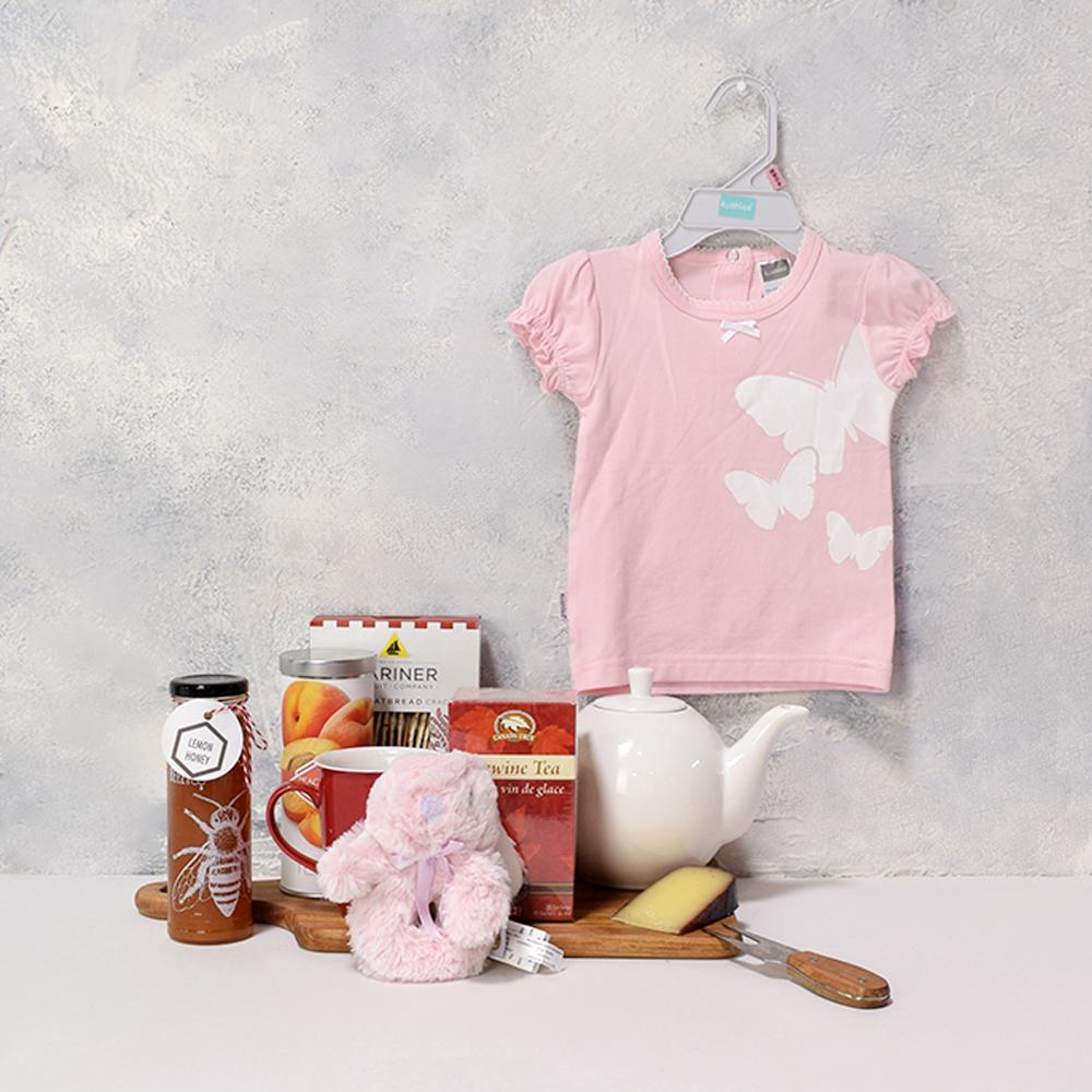 Cutie Pie Baby Girl Gift Basket
