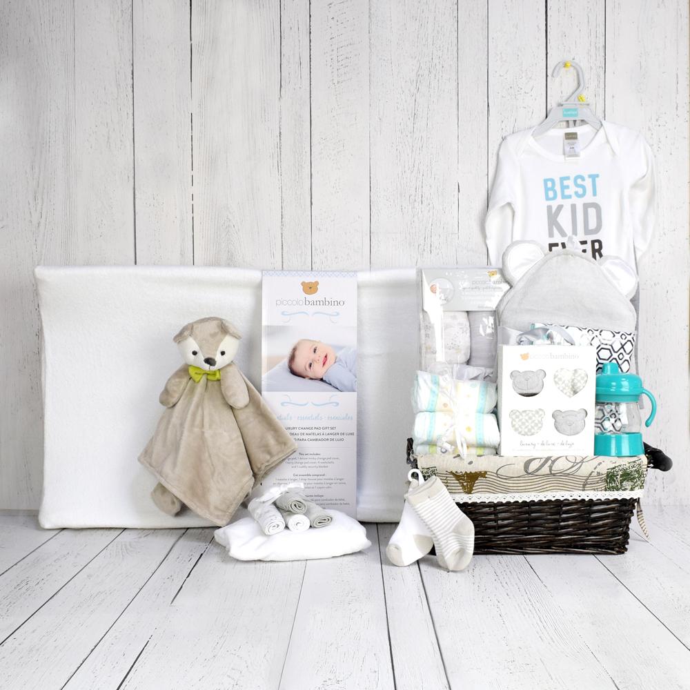 CHANGING PAD & OTHER ESSENTIALS UNISEX BABY GIFT SET