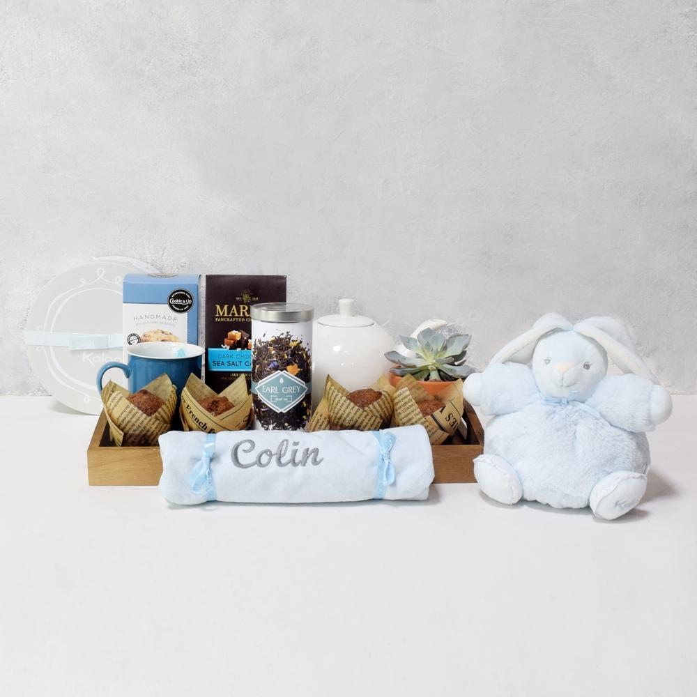For the Newborn Member of the Blue Team Gift Set