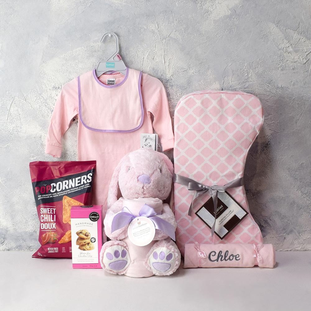 Baby Girl's First Gift Basket