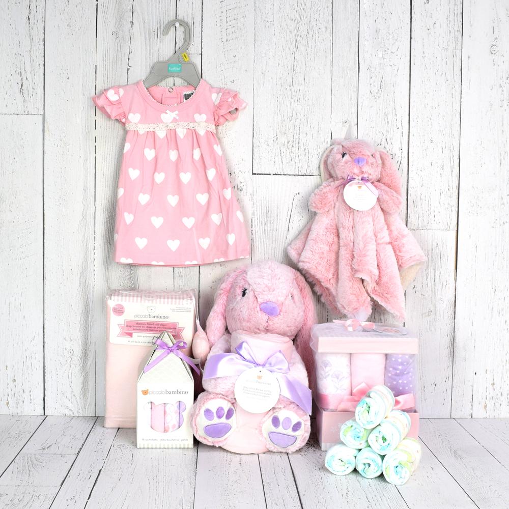 The Pink Rabbit Basket