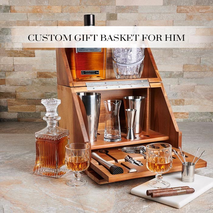 Custom Gift Basket For Him