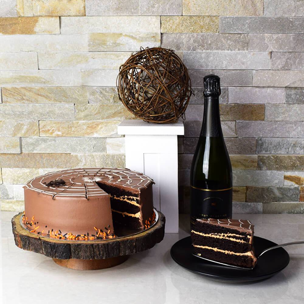 Halloween Cake & Champagne Celebration