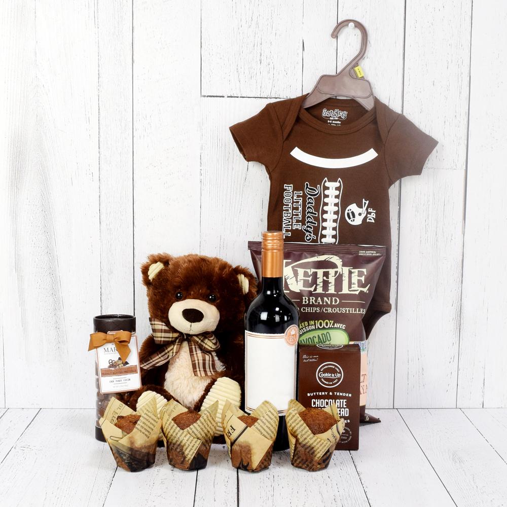 BEAR & LIQUOR GIFT SET FOR THE NEWBORN’S FAMILY