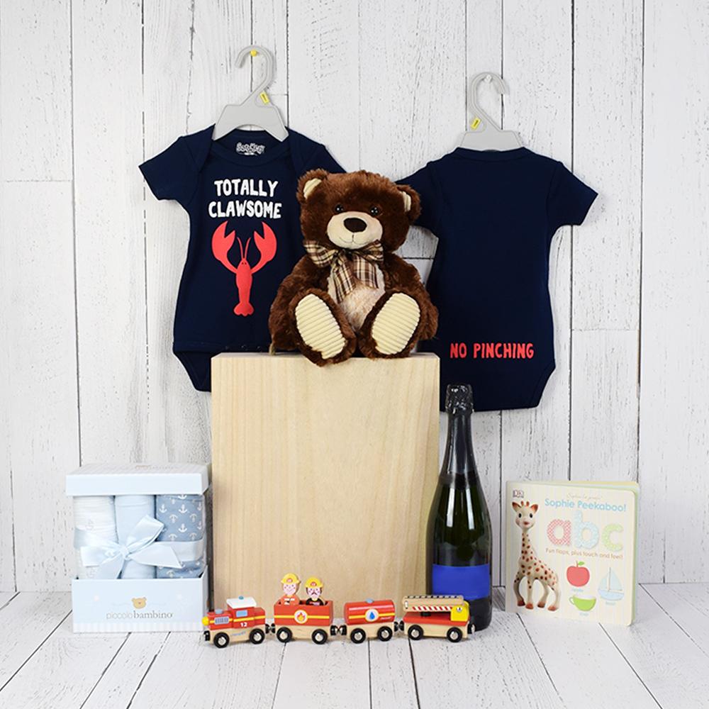 Baby Boy Celebration Crate