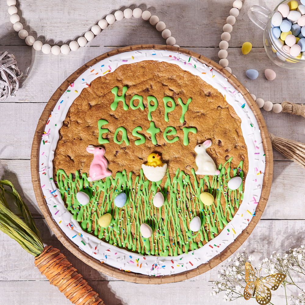Giant decorated Easter Cookie. US and Canada Delivery.