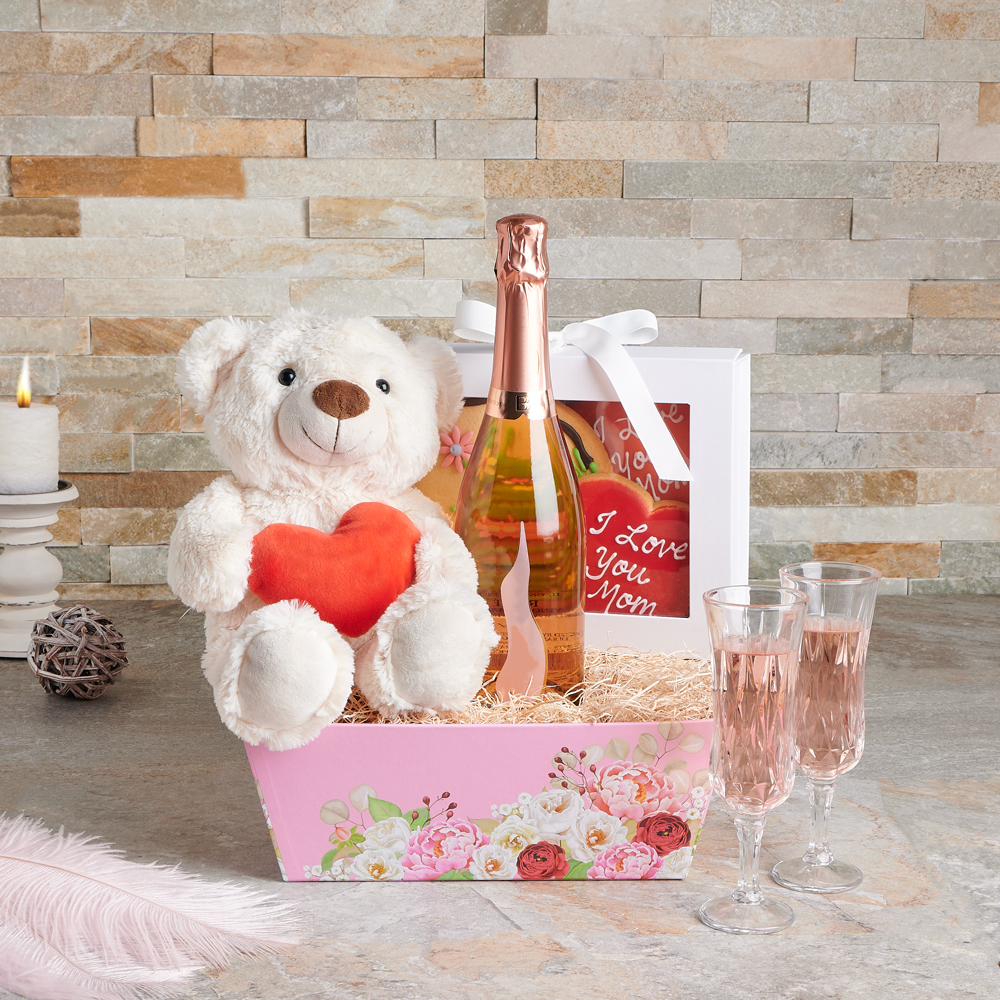 Mother's Day Sparkling Wine Gift Basket