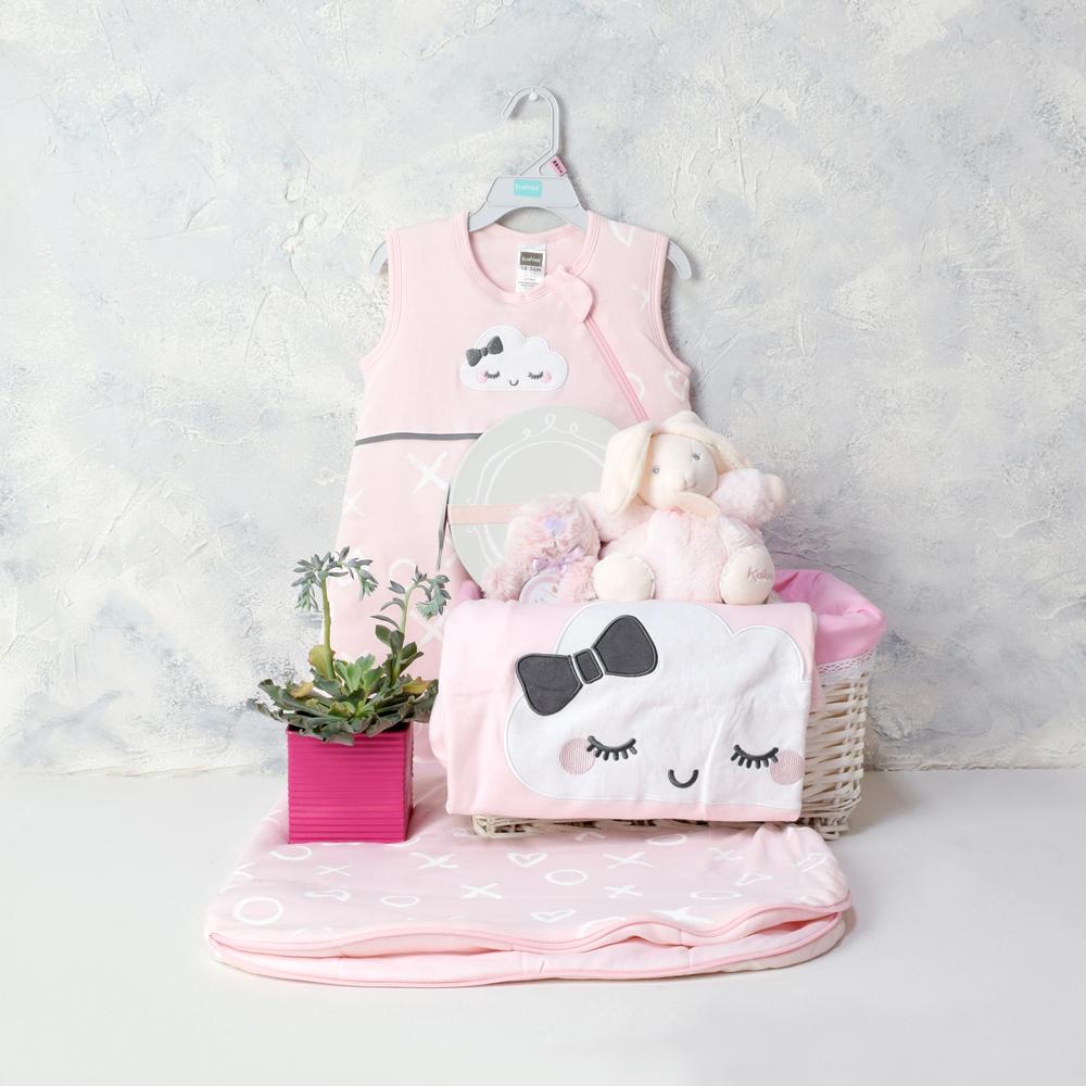 A LITTLE LOVE BABY GIRL GIFT BASKET