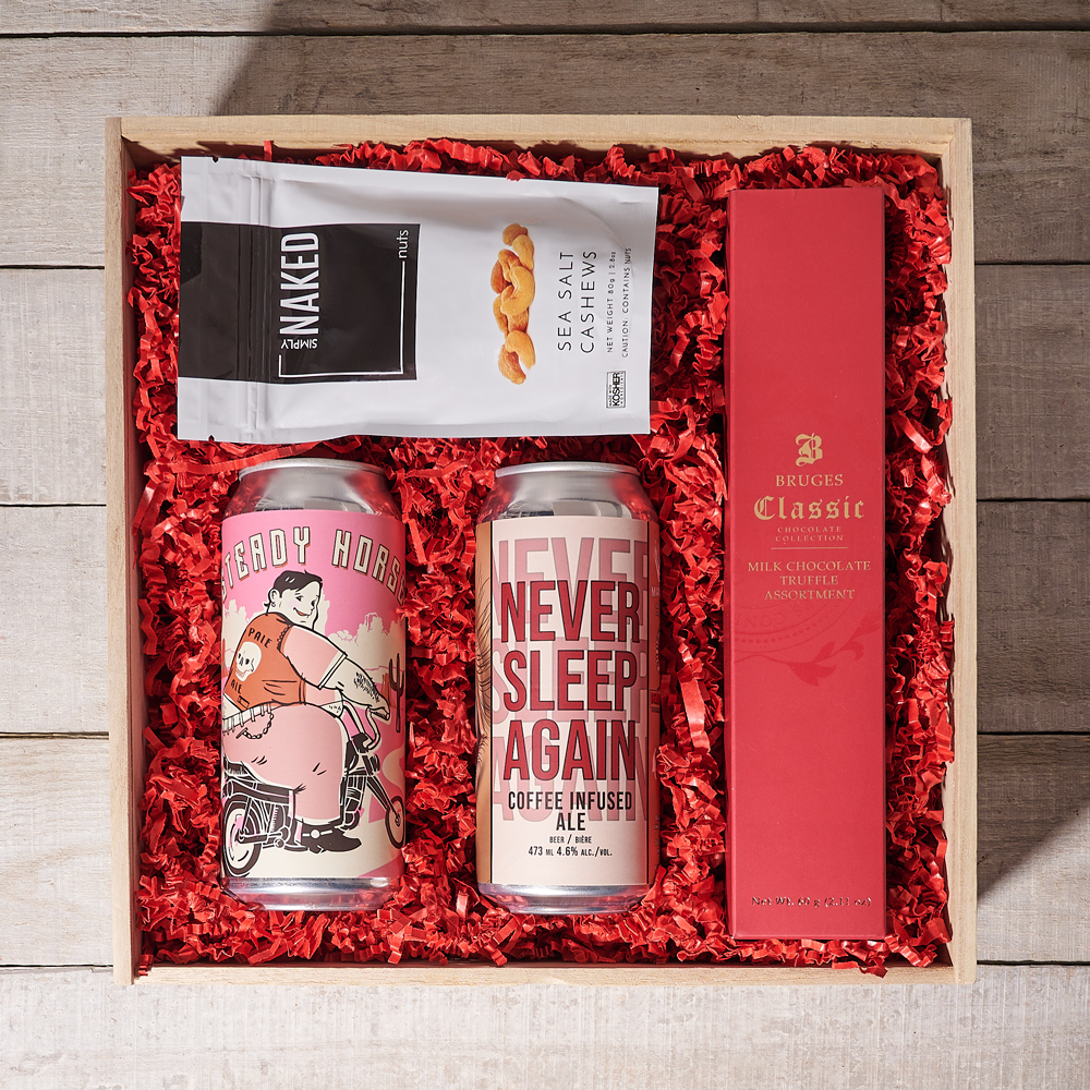 Be My Valentine - Craft Beer Gift Set, Valentine's Day gifts, chocolate gifts, craft beer