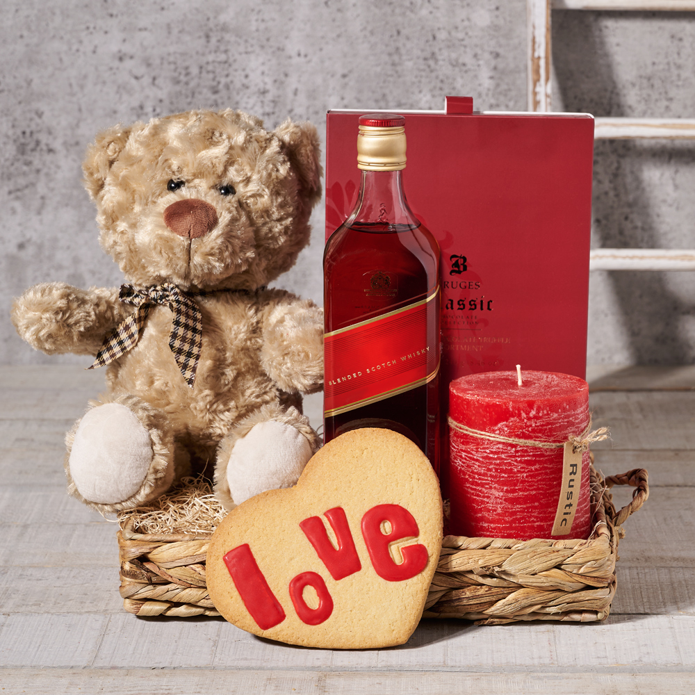 Sweet Valentine’s Surprise Gift Basket, Valentine's Day gifts