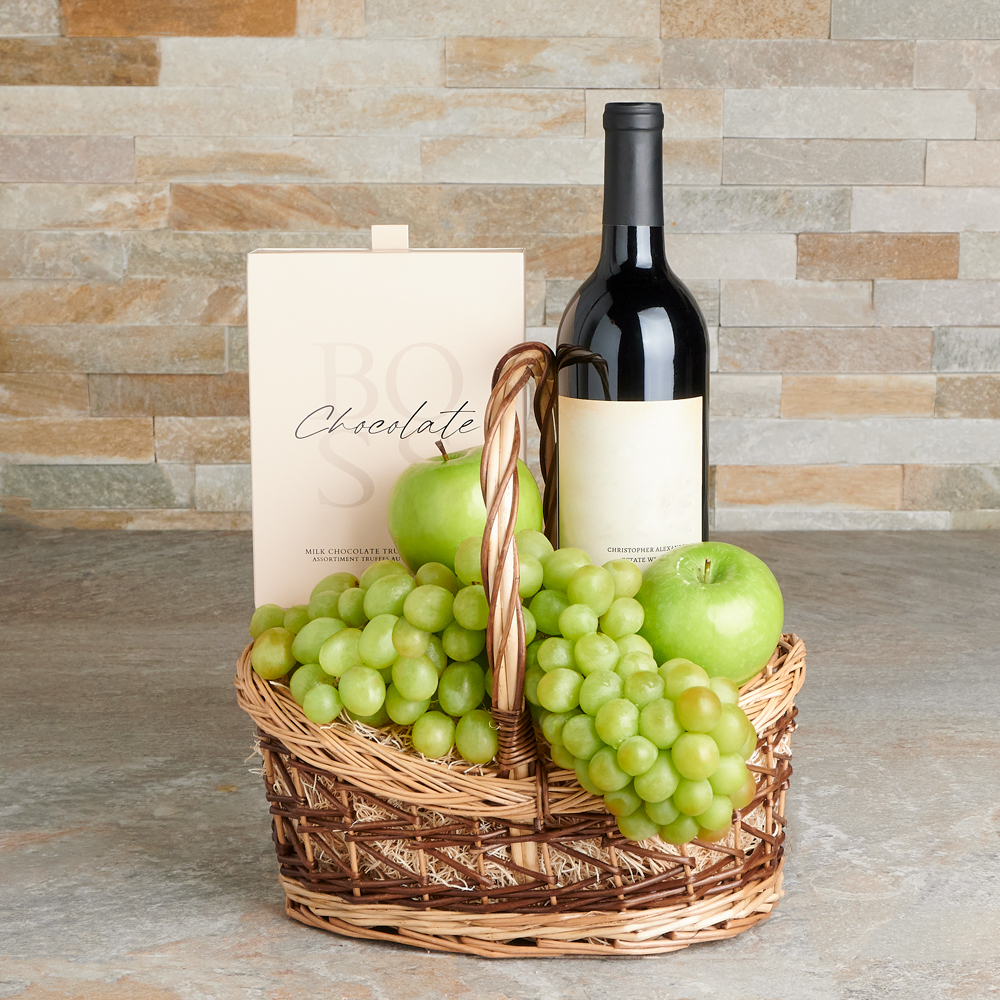 The Bracebridge Wine & Grapes Basket