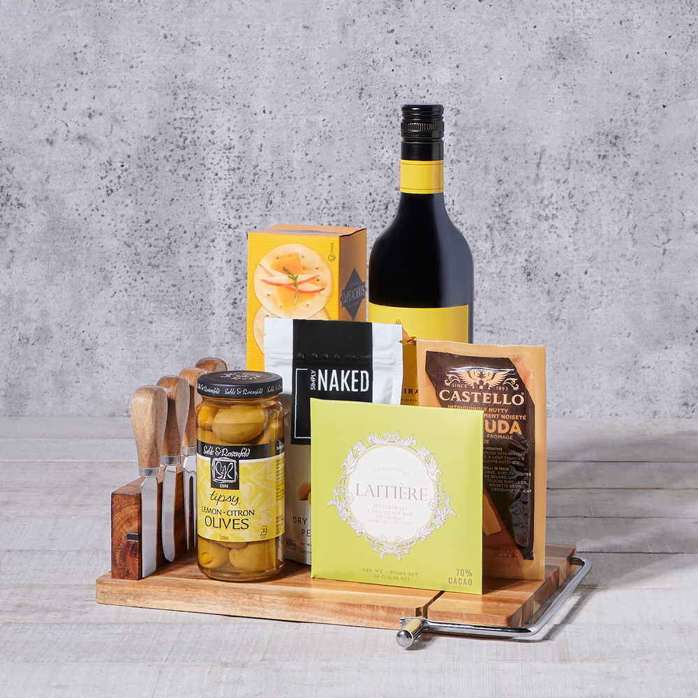 Marvelous Wine & Cheese Gift Basket