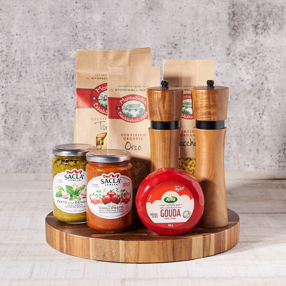 Pesto, Pasta & Cheese Gift Set