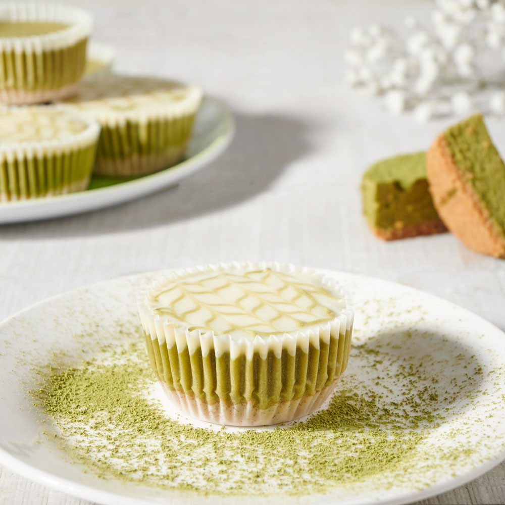 Matcha Cheesecake Cups, Cheesecakes, Baked Goods, USA Delivery