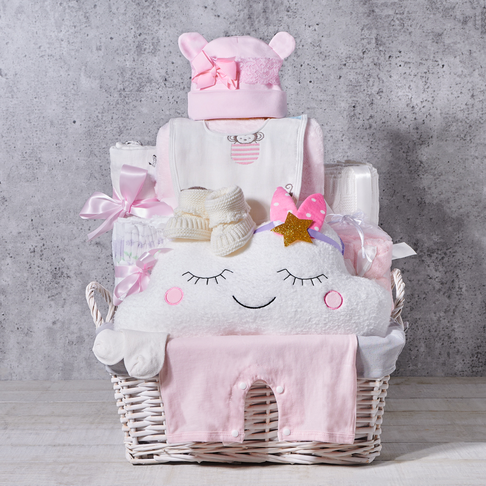 The Sleepy Time Baby Girl Gift Basket