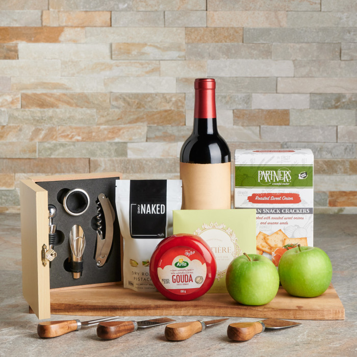 Gluten Free Wine & Savory Snack Collection - 49.99 USD
