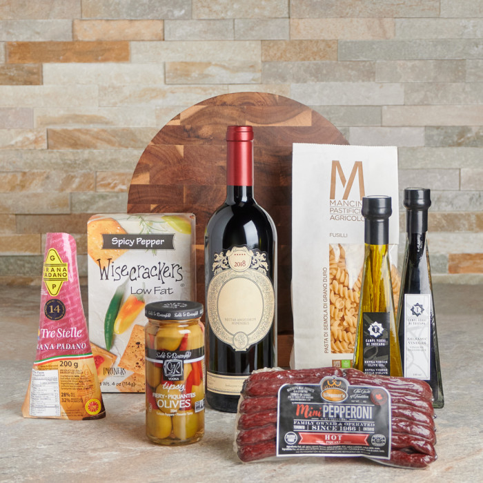 Limited Quantity Italian Wine Gift Basket, Delivery Included — Vero