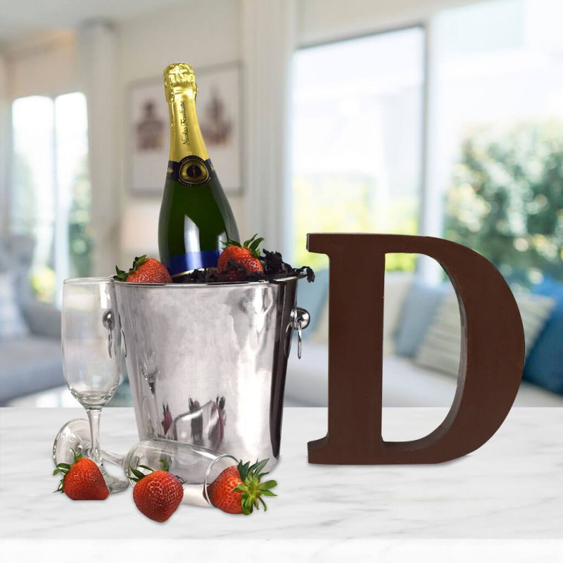 "Champagne Celebration For Dad" Gift Basket HAZELTON'S USA