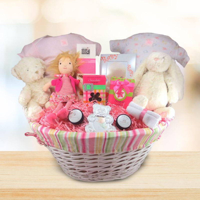 Celebrating Baby Gift Basket HAZELTON'S USA