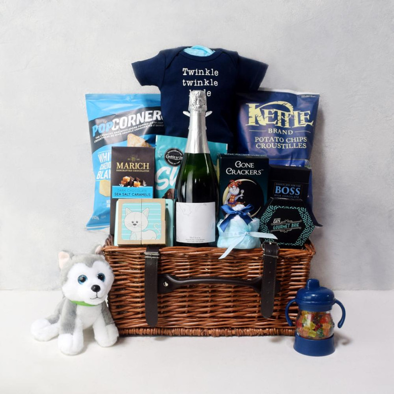 CUTE & BUBBLY GIFT BASKET HAZELTON'S USA