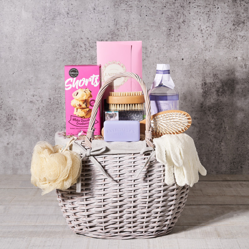 Sweet Exfoliation Spa Gift Basket Spa gift baskets Canada delivery