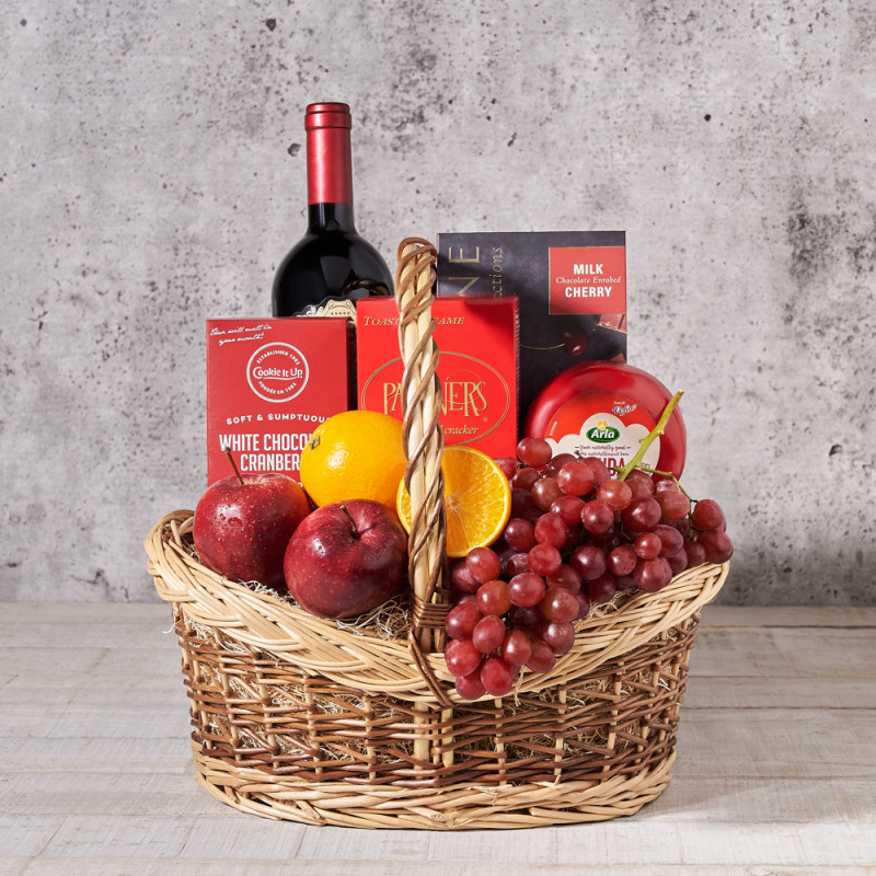 The Bountiful Market Wine Gift Basket Wine gift baskets Canada