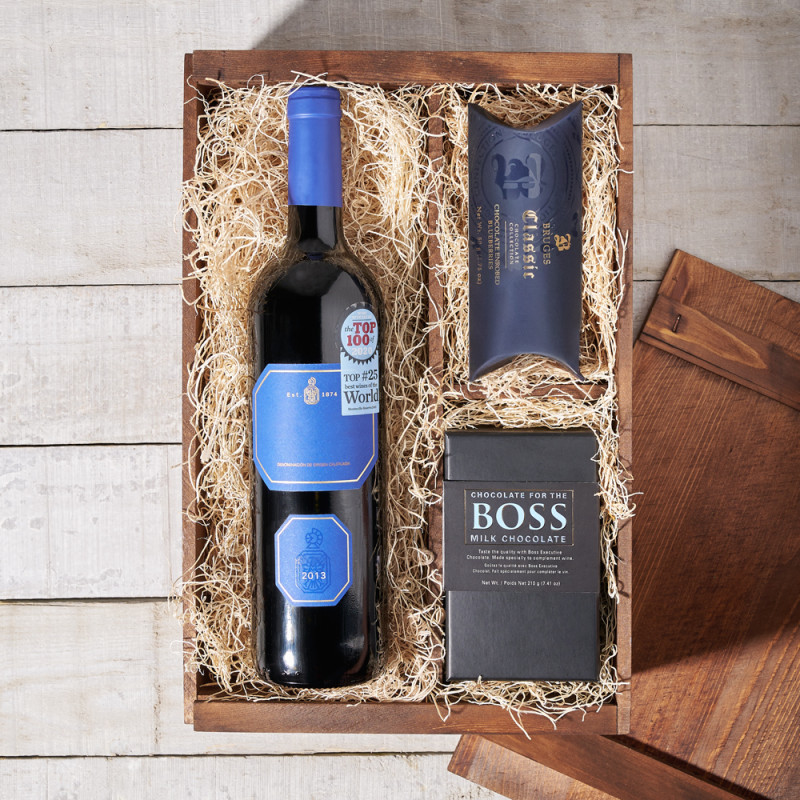 Ultimate Decadence Wine Gift Basket HAZELTON'S USA