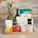 Assorted Fruit & Wine Gift Basket
