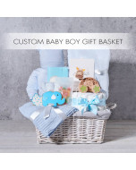 Custom Baby Boy Gift Basket , Set 25452-2022, custom baby gift, custom baby gift basket, custom gift basket, custom gift, baby gift, baby