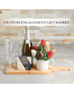 Custom Engagement Gift Baskets