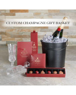 Custom Champagne Gift Baskets, Custom Gifts Baskets, Champagne Gifts, USA Delivery