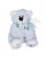 Blue Huggy- A Bear Hugging a Baby Bear