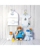 Baby Boy Bath Time Gift Basket