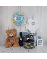 Happy Baby Boy Gift Basket