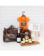 BABY SHOWER CUPCAKE GIFT SET WITH CHAMPAGNE