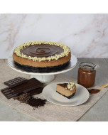Large Chocolate Cheesecake With Hazelnut Spread