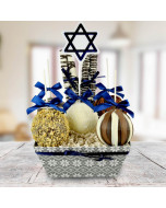Happy Hanukkah Chocolate Apple Basket