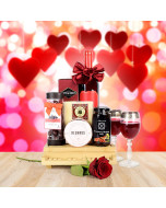 Deluxe Grand Piano Gift Basket with Wine