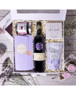 Mom's Special Things Gift Basket, mother's day gift, mother's day, tea gift, wine gift