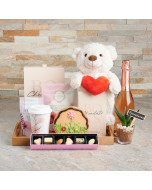 Champagne Gift Basket for Mom