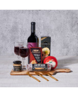 Wooden Cheese Board & Wine Gift Set, gourmet gift, gourmet, wine gift, wine, cheeseboard gift, cheeseboard, cheese gift, cheese