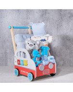 Plush Toy & Car Walker Baby Gift