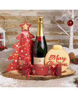Christmas Champagne & Sweet Treat Gift, christmas gift, christmas, holiday gift, holiday, gourmet gift, gourmet, champagne gift, champagne, sparkling wine gift, sparkling wine